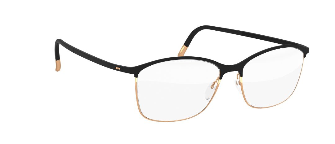 Silhouette Model: Urban Fusion 1575, Colour Code: 6050, Frame Colour: BLACK GOLD